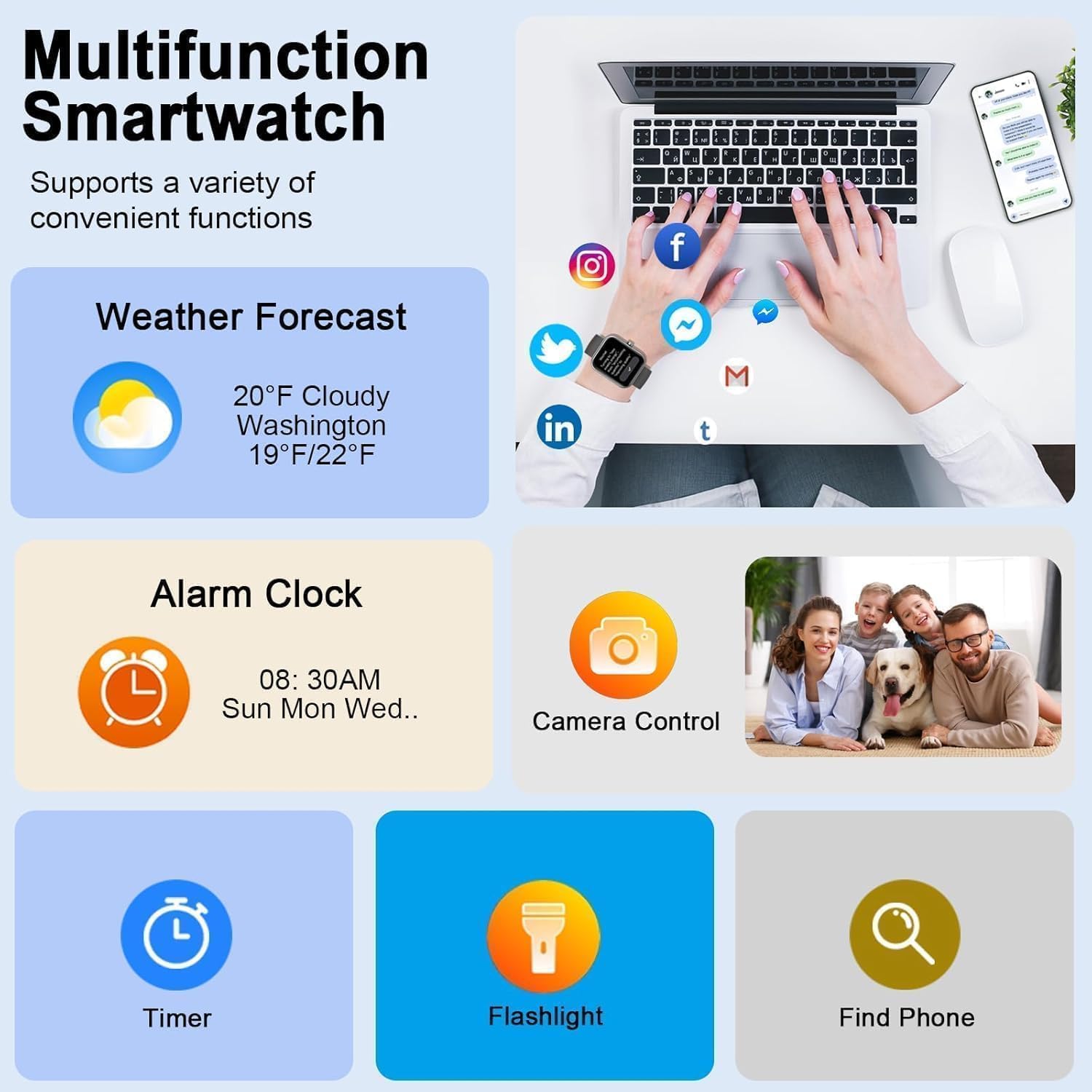 Smart Watch for Men Women #27